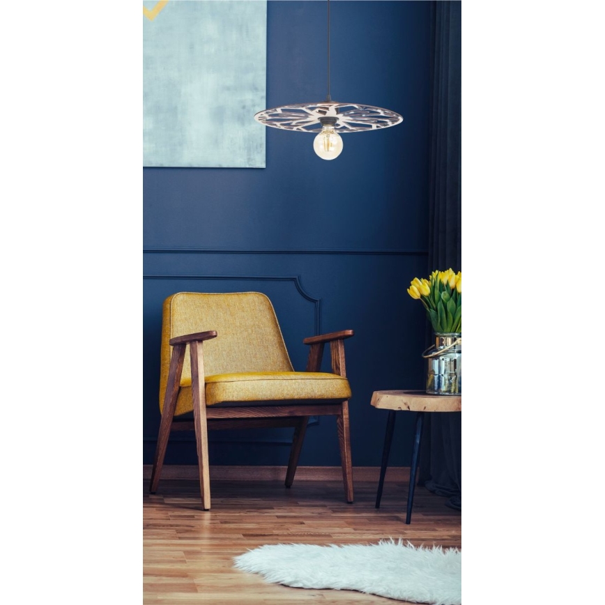 Hanglamp aan een koord FALCO 1xE27/60W/230V diameter 30 cm beige