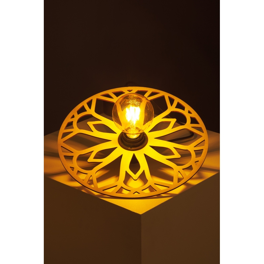 Hanglamp aan een koord FALCO 1xE27/60W/230V diameter 30 cm beige