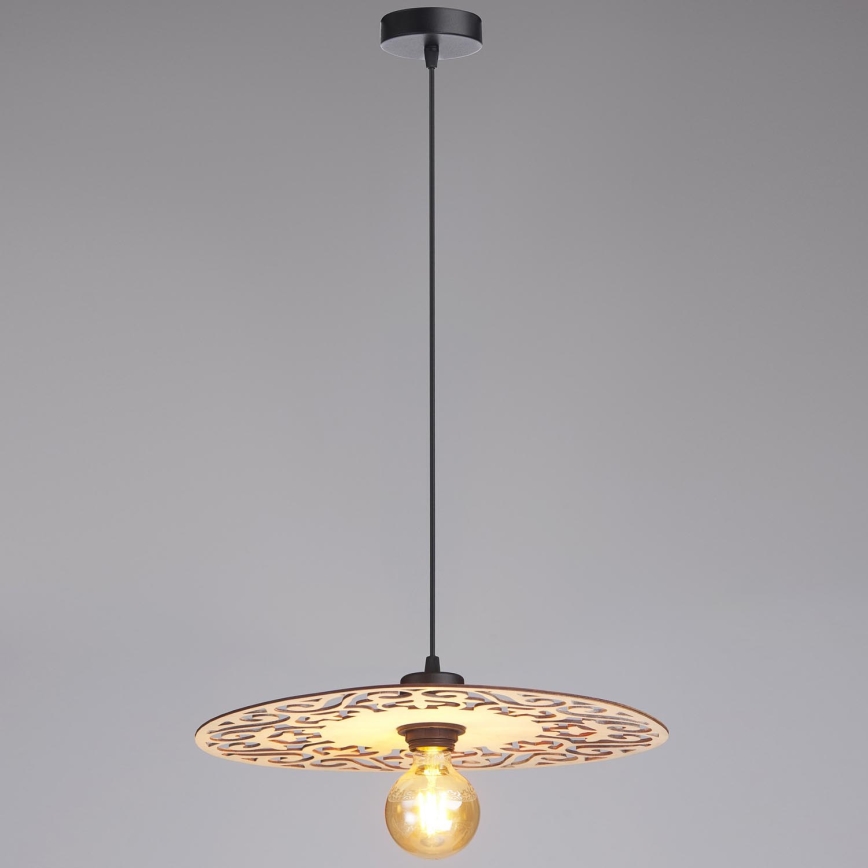 Hanglamp aan een koord FALCO 1xE27/60W/230V diameter 40 cm beige