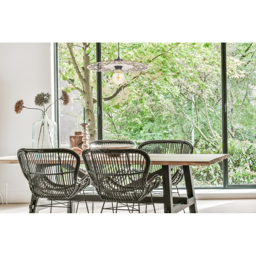 Hanglamp aan een koord FALCO 1xE27/60W/230V diameter 40 cm beige