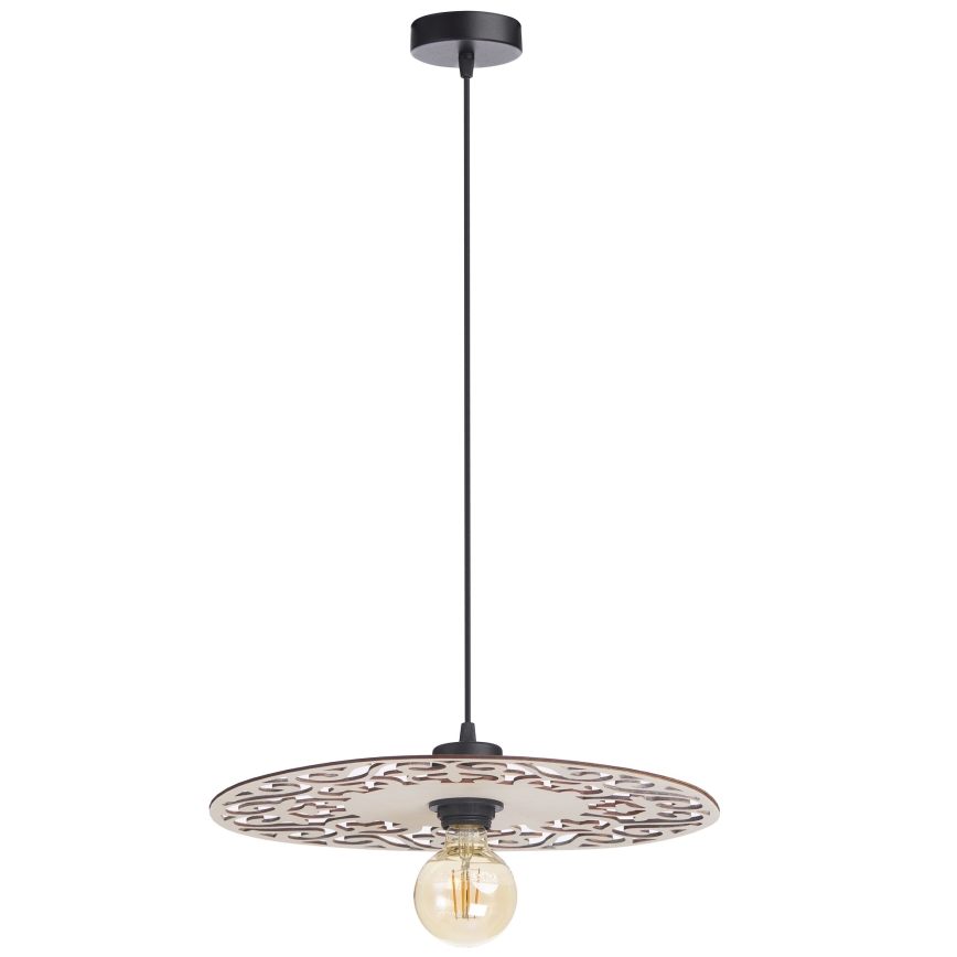 Hanglamp aan een koord FALCO 1xE27/60W/230V diameter 40 cm beige