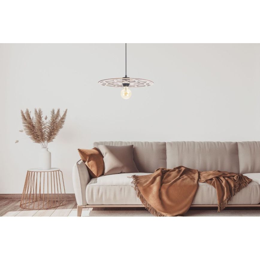Hanglamp aan een koord FALCO 1xE27/60W/230V diameter 40 cm beige