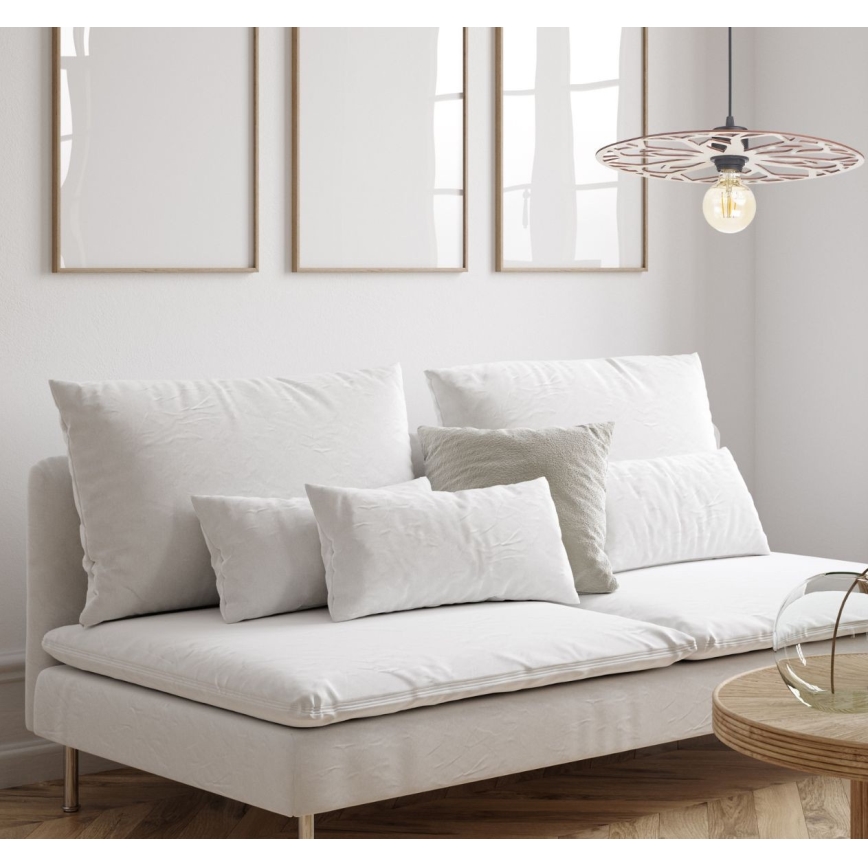 Hanglamp aan een koord FALCO 1xE27/60W/230V diameter 40 cm beige