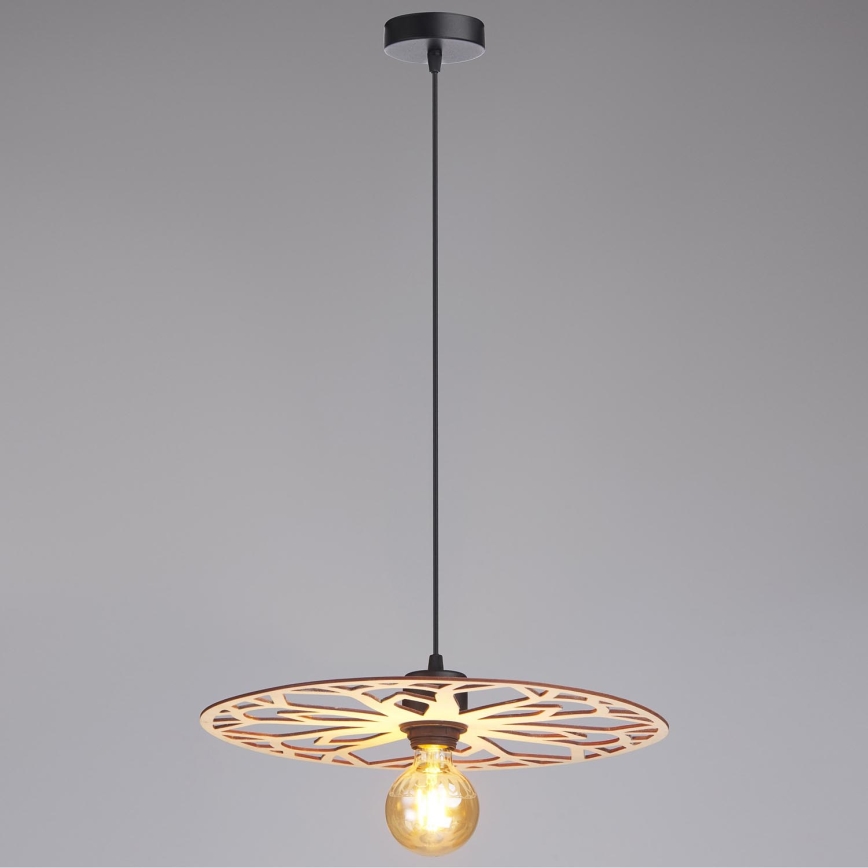 Hanglamp aan een koord FALCO 1xE27/60W/230V diameter 40 cm beige