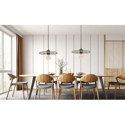 Hanglamp aan een koord FALCO 1xE27/60W/230V diameter 40 cm beige