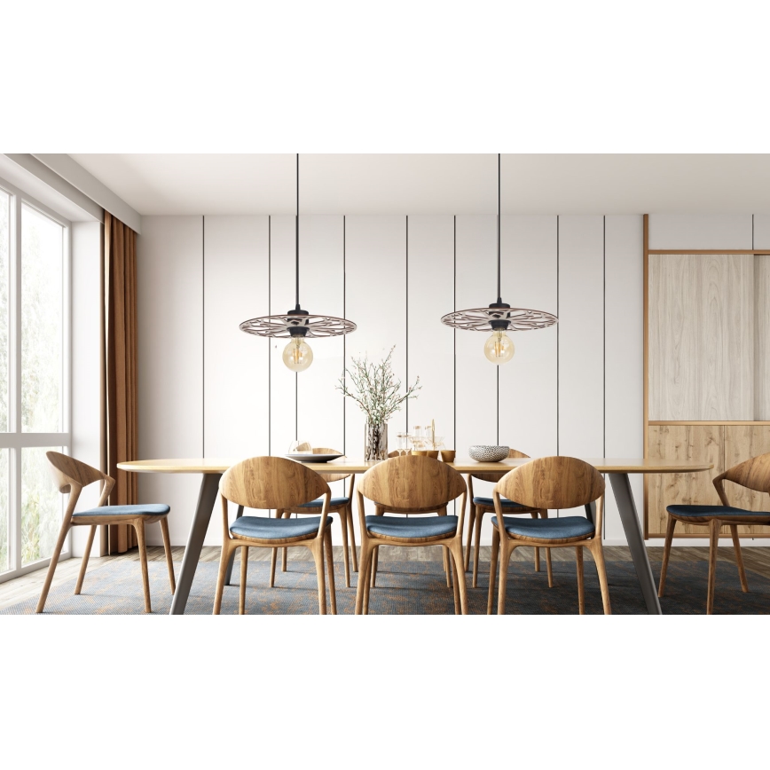 Hanglamp aan een koord FALCO 1xE27/60W/230V diameter 40 cm beige