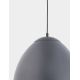 Hanglamp aan een koord FARO 1xE27/60W/230V grijs