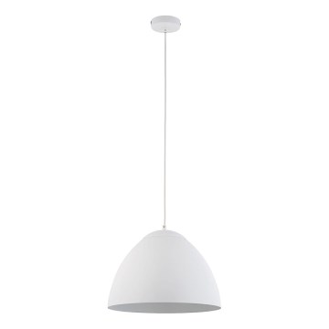 Hanglamp aan een koord FARO 1xE27/60W/230V wit