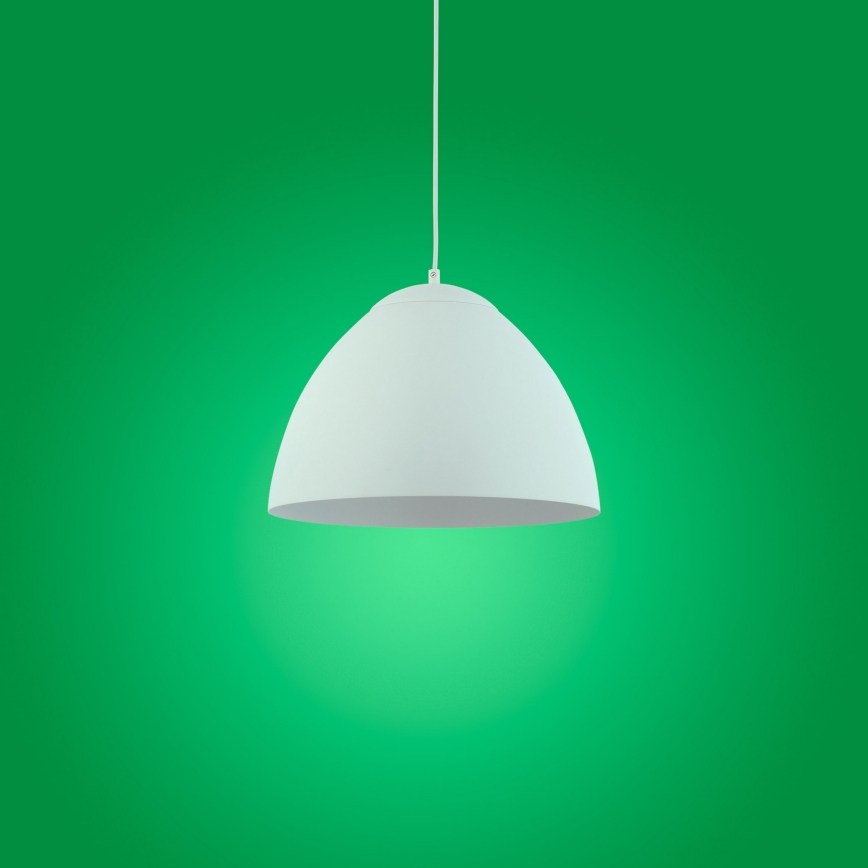 Hanglamp aan een koord FARO 1xE27/60W/230V wit