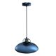 Hanglamp aan een koord FELIX 1xE27/60W/230V blauw