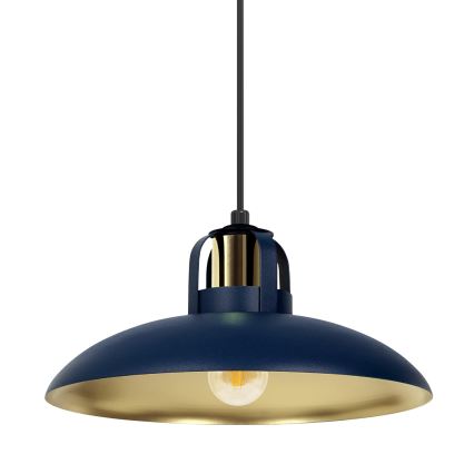 Hanglamp aan een koord FELIX 1xE27/60W/230V blauw