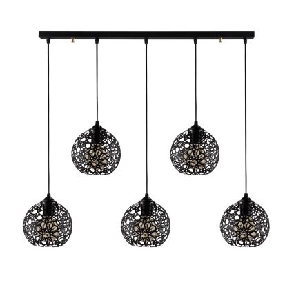 Hanglamp aan een koord FELLINI 5xE27/100W/230V