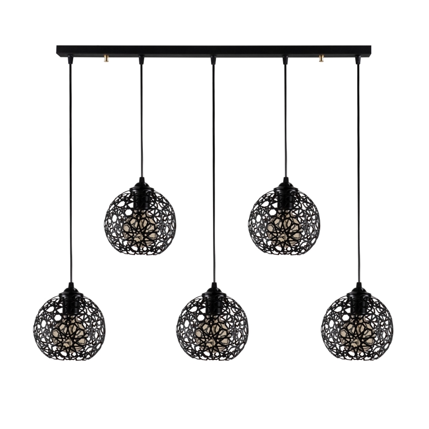 Hanglamp aan een koord FELLINI 5xE27/100W/230V