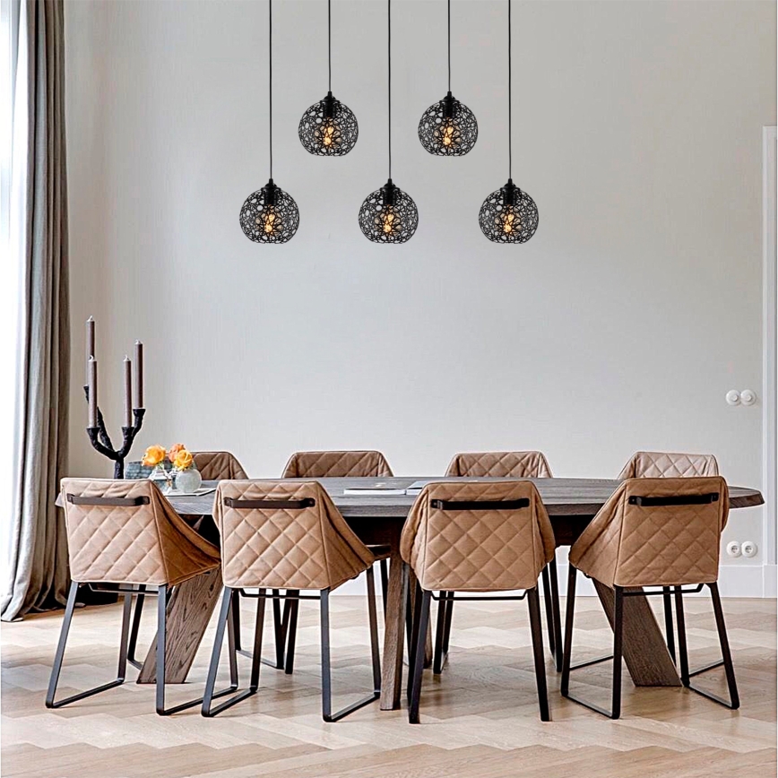 Hanglamp aan een koord FELLINI 5xE27/100W/230V