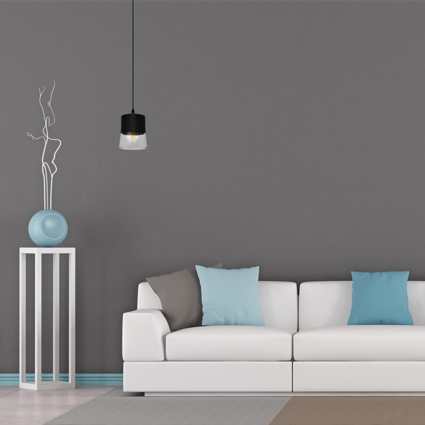 Hanglamp aan een koord FERGIE 1xE27/15W/230V zwart
