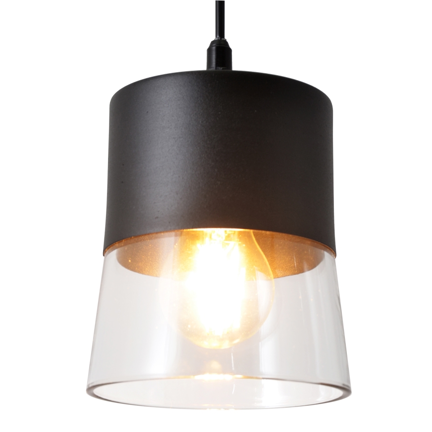 Hanglamp aan een koord FERGIE 1xE27/15W/230V zwart