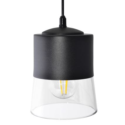 Hanglamp aan een koord FERGIE 1xE27/15W/230V zwart