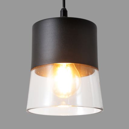 Hanglamp aan een koord FERGIE 1xE27/15W/230V zwart
