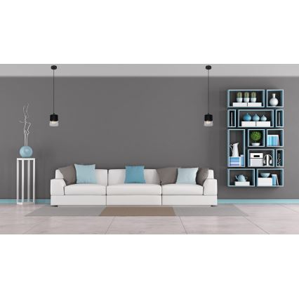 Hanglamp aan een koord FERGIE 1xE27/15W/230V zwart