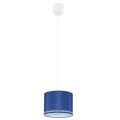 Hanglamp aan een koord FIELD 1xE27/60W/230V d. 20 cm blauw