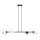 Hanglamp aan een koord FIRA 4xE27/60W/230V zwart