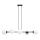 Hanglamp aan een koord FIRA 5xE27/60W/230V zwart