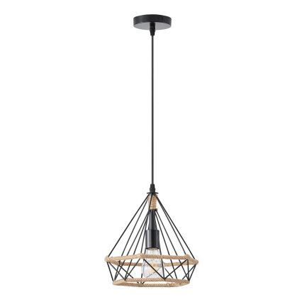Hanglamp aan een koord FLARE 1xE27/15W/230V diameter 25 cm beige