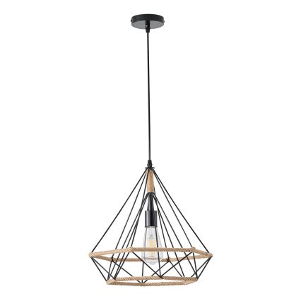 Hanglamp aan een koord FLARE 1xE27/15W/230V diameter 38 cm beige