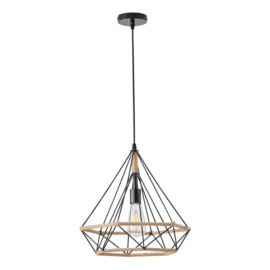 Hanglamp aan een koord FLARE 1xE27/15W/230V diameter 38 cm beige