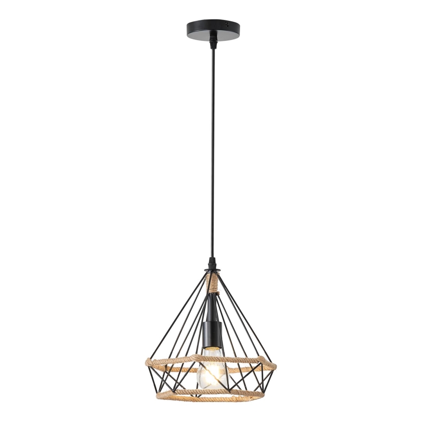 Hanglamp aan een koord FLARE 1xE27/15W/230V diameter 25 cm beige