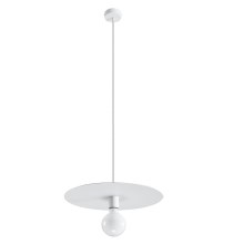 Hanglamp aan een koord FLAVIO 1xE27/60W/230V wit
