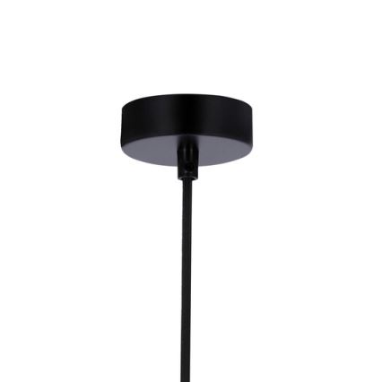 Hanglamp aan een koord FLEN 1xE27/40W/230V diameter 20 cm zwart