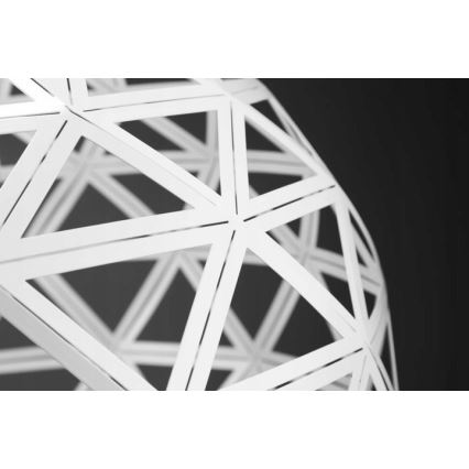 Hanglamp aan een koord FROZEN 1xE27/60W/230V diameter 50 cm wit