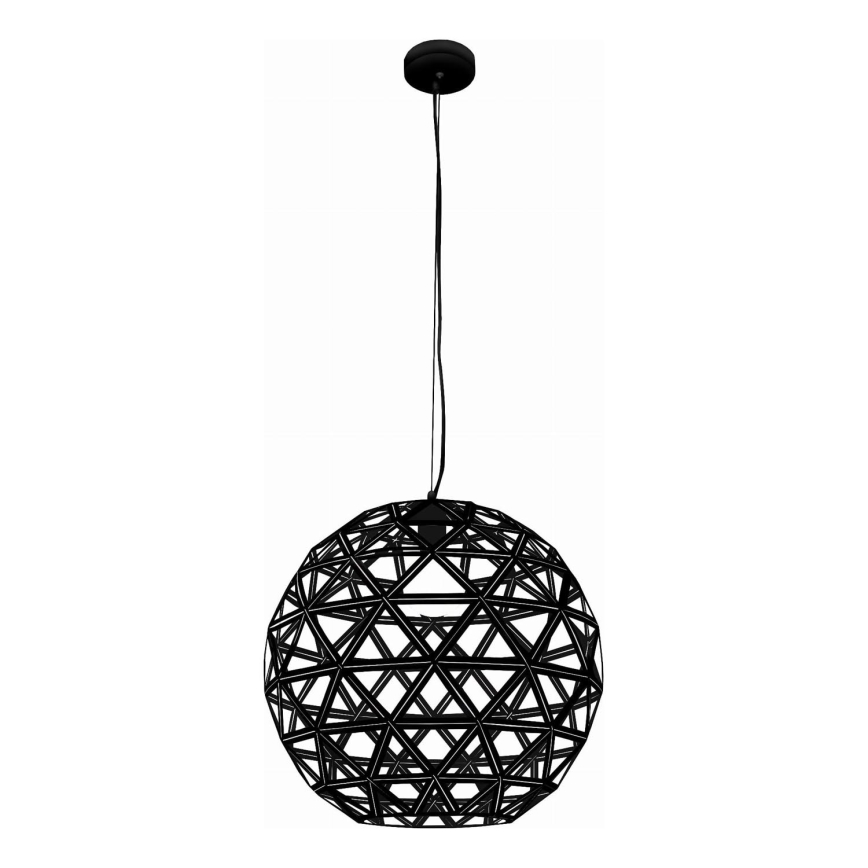 Hanglamp aan een koord FROZEN 1xE27/60W/230V diameter 50 cm zwart