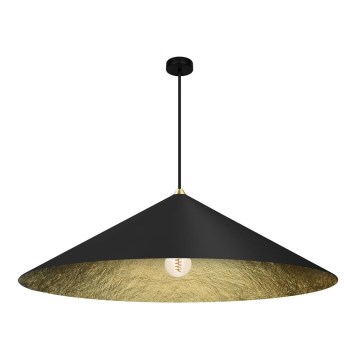 Hanglamp aan een koord FUJI 1xE27/60W/230V diameter 90 cm zwart/goud