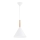 Hanglamp aan een koord FUKS 1xE27/15W/230V wit/beige