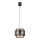 Hanglamp aan een koord GABI 1xE27/60W/230V gouden/zwart diameter 20 cm