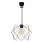 Hanglamp aan een koord GALL 1xE27/60W/230V zwart