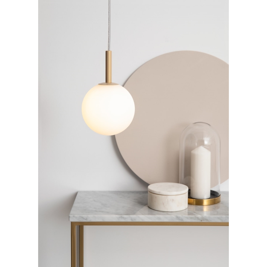 Hanglamp aan een koord GAMA 1xG9/12W/230V goud