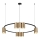 Hanglamp aan een koord GENESIS 10xGU10/8W/230V goud