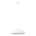 Hanglamp aan een koord GINA 1xE27/15W/230V diameter 38 cm wit
