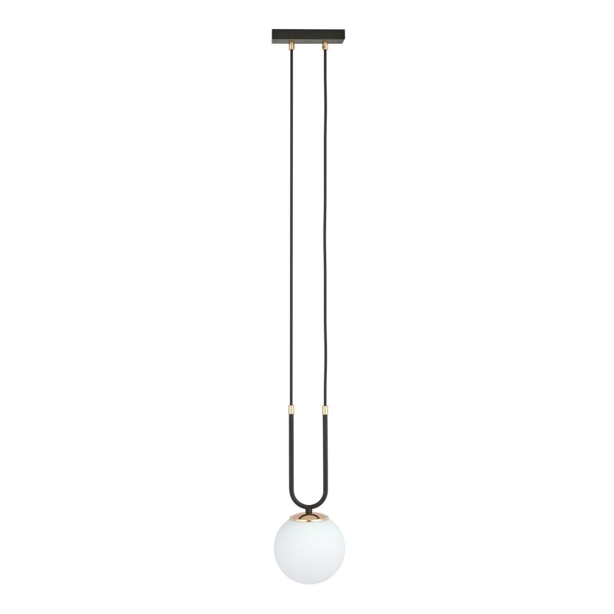 Hanglamp aan een koord GLAM 1xE14/10W/230V zwart