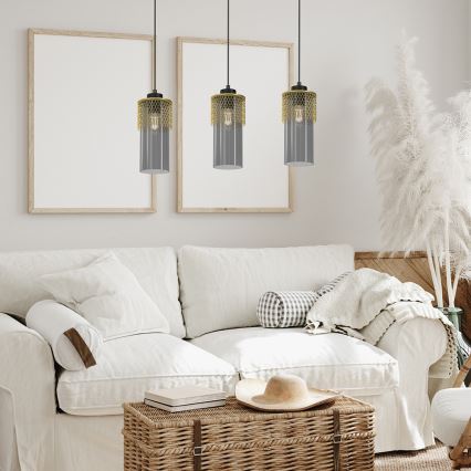 Hanglamp aan een koord GLAM 3xE27/60W/230V