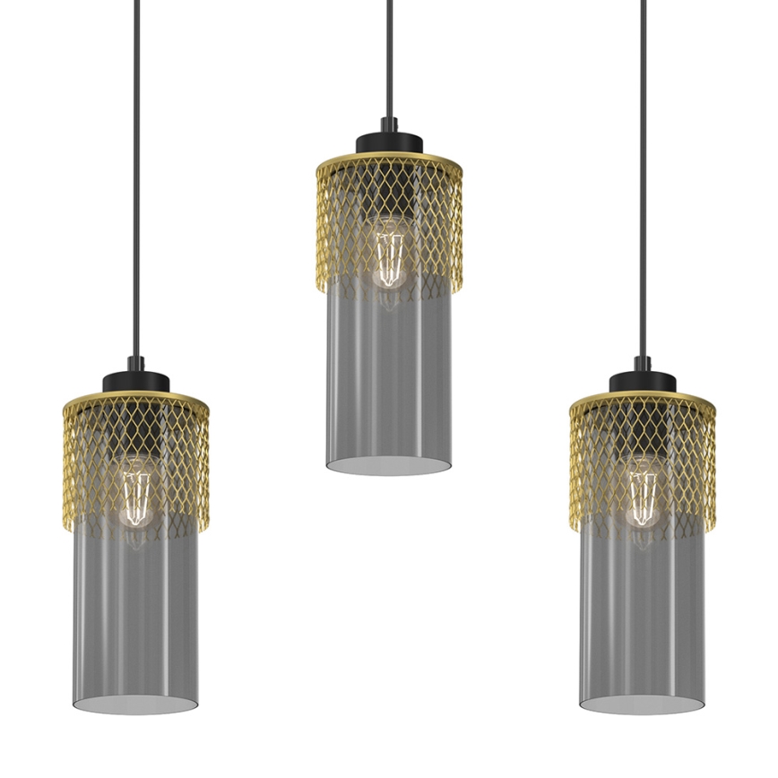 Hanglamp aan een koord GLAM 3xE27/60W/230V