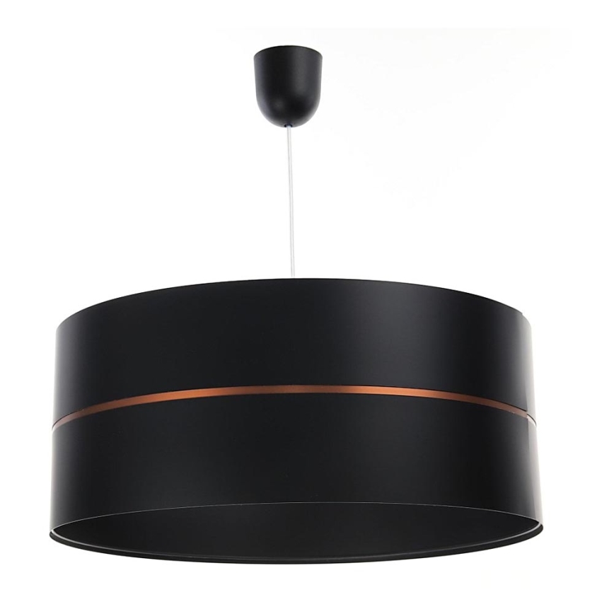 Hanglamp aan een koord GLAM HOME 1xE27/60W/230V d. 40 cm zwart