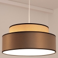 Hanglamp aan een koord GRACE 1xE27/60W/230V beige/bruin