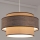Hanglamp aan een koord GRACE 1xE27/60W/230V beige/bruin