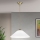 Hanglamp aan een koord GRADO 1xE27/60W/230V diameter 40 cm messing