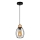 Hanglamp aan een koord GUNNAR 1xE27/60W/230V eiken