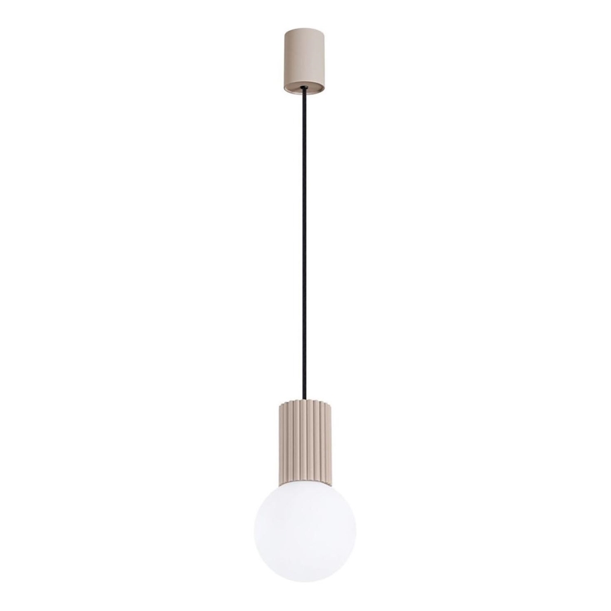 Hanglamp aan een koord HALO 1xG9/8W/230V diameter 12 cm beige